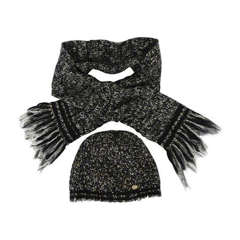 chanel hat and scarf|chanel scarf price.